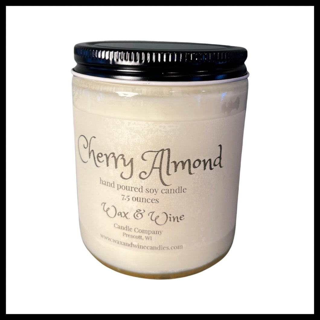 Cherry Almond Hand Poured Candle