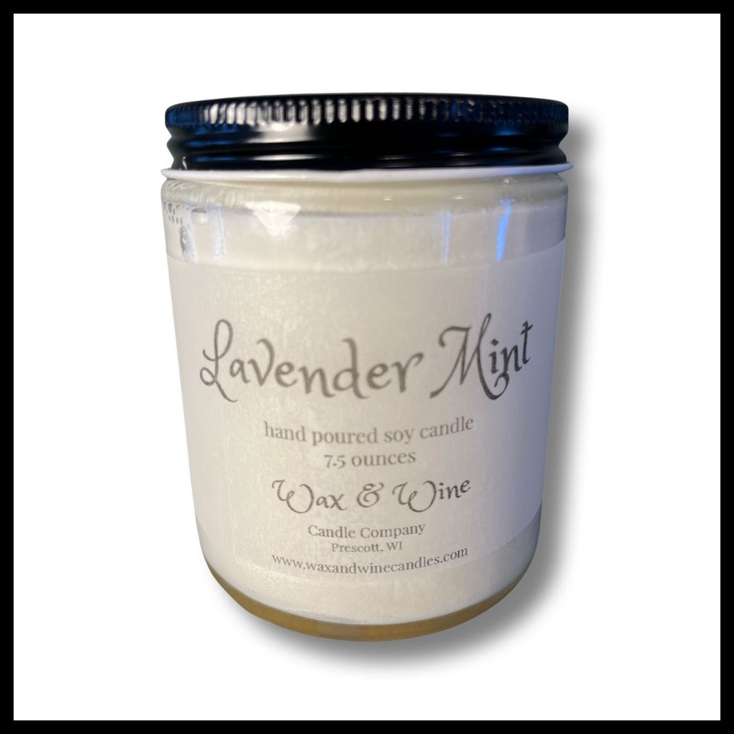 Lavender Mint Hand Poured Candle