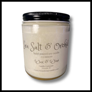 Sea Salt & Orchid Mason Jar Candle