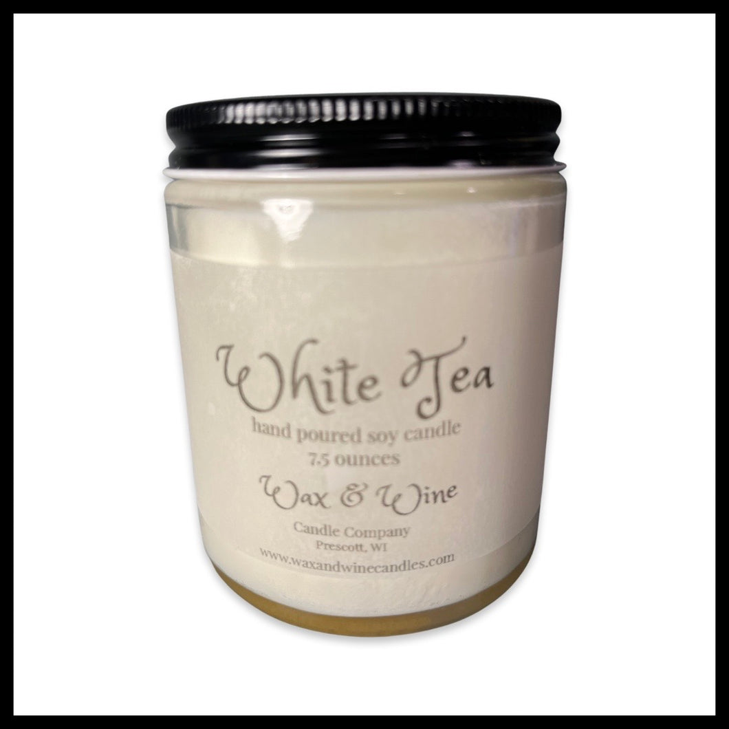 White Tea Hand Poured Candle