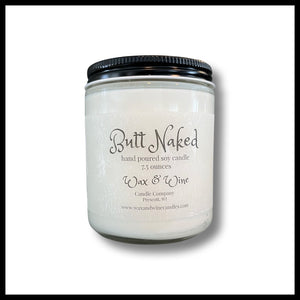 Butt Naked Hand Poured Candle